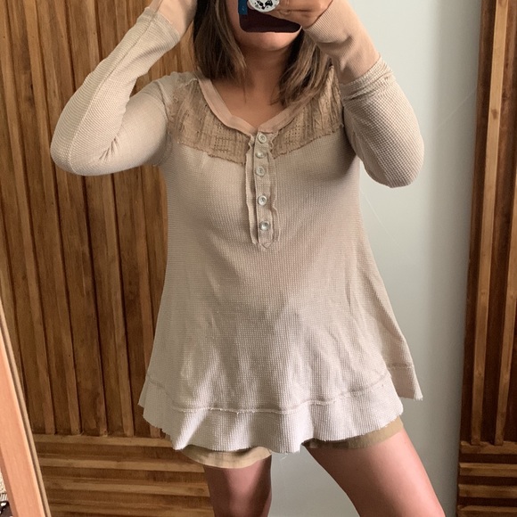 Free People We The Free Basic Thermal Top. S - Picture 10 of 12